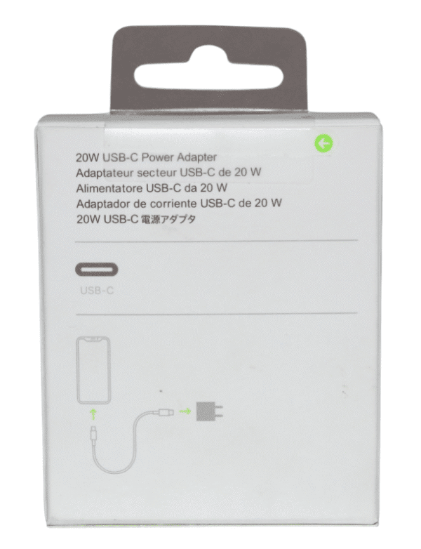 APPLE POWER ADAPTER | USB-C PORT | 20W