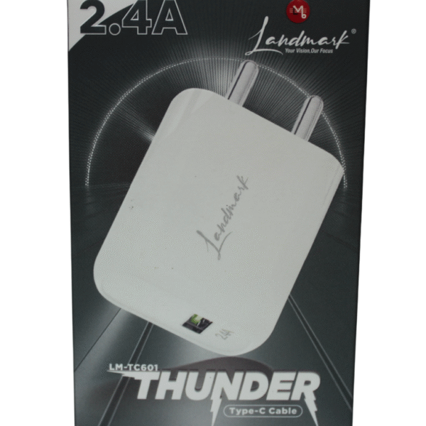 LANDMARK POWER ADAPTER WITH CABLE | 2.4 W | USB - C TYPE
