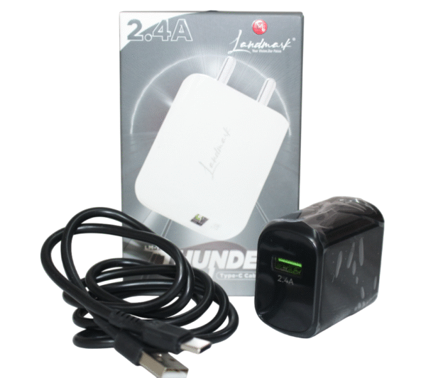 LANDMARK POWER ADAPTER WITH CABLE | 2.4 W | USB - C TYPE