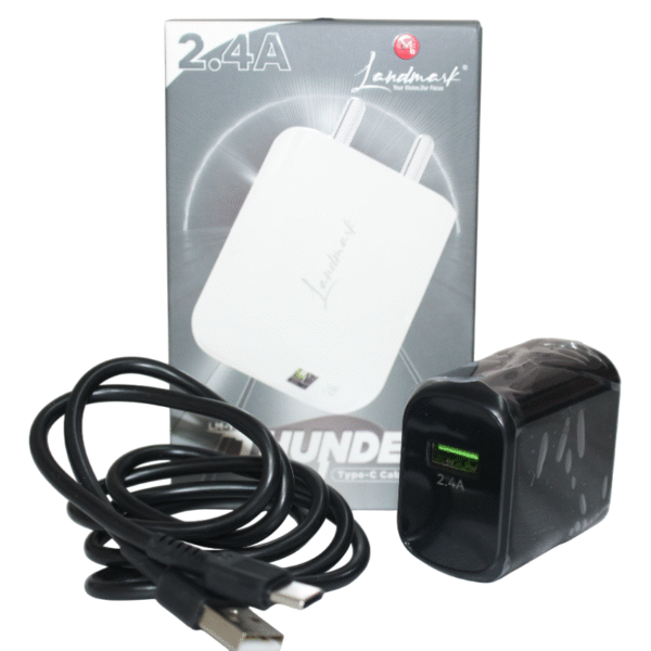 LANDMARK POWER ADAPTER WITH CABLE | 2.4 W | USB - C TYPE