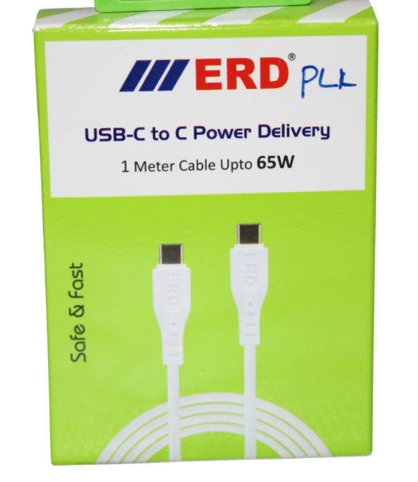 ERD CABLE | TYPE C TO TYPE C | 65W