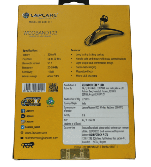 LAPCARE NECK BAND