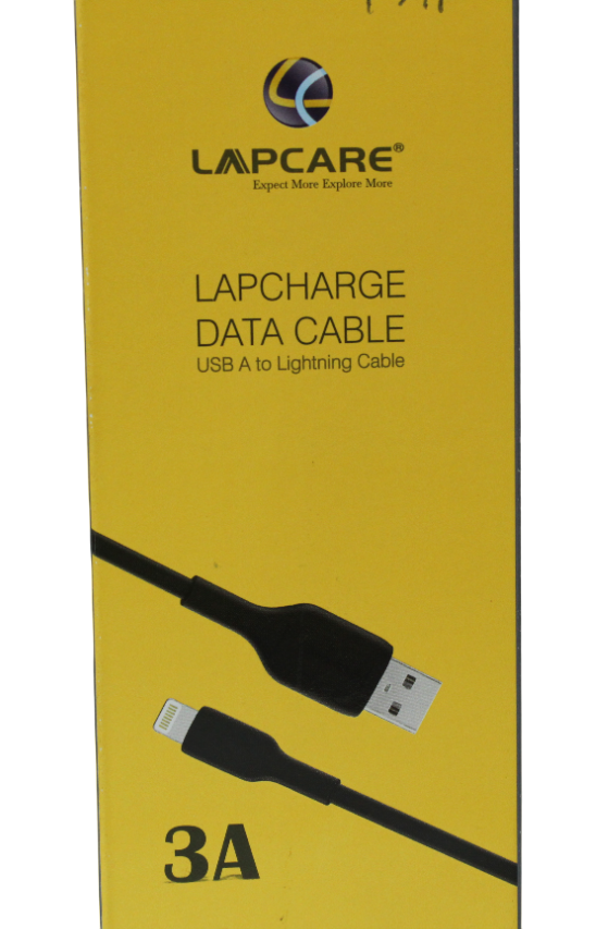 LAPCARE CABLE | USB A TO LIGHTNING CABLE | 3A