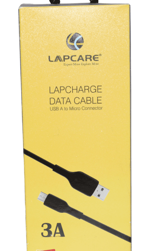 LAPCARE CABLE | USB A TO MICRO CONNECTOR | 3A