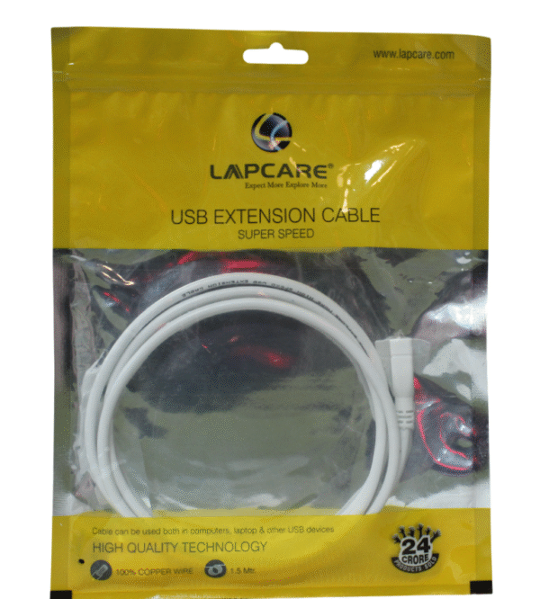 LAPCARE USB EXTENSION CABLE 1.5M