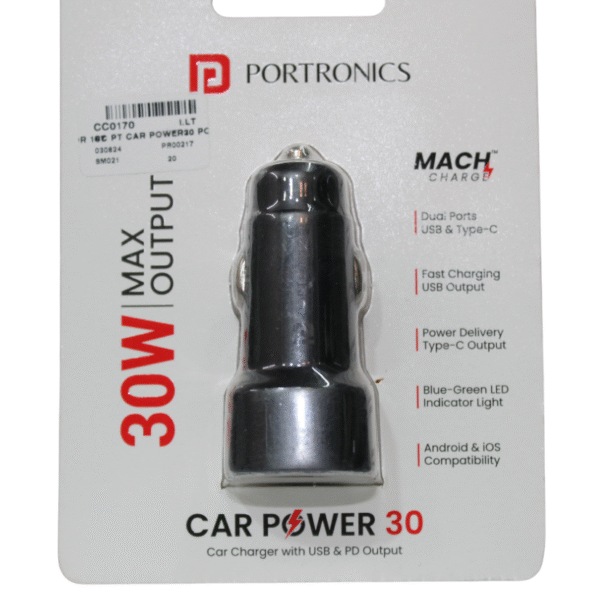 PORTRONICS CAR CHARGER