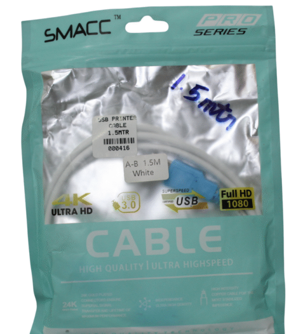 SMACC USB PRINTER CABLE | 1.5MTR