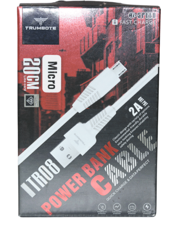 TRUMBOTE POWER BANK CABLE | 2A