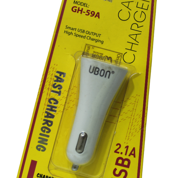 UBON CAR CHARGER | 2.1A