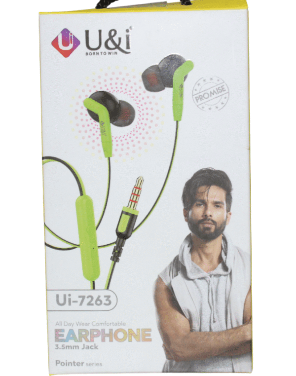 U&I GREEN-FRONT U&I WIRED HEADPHONE