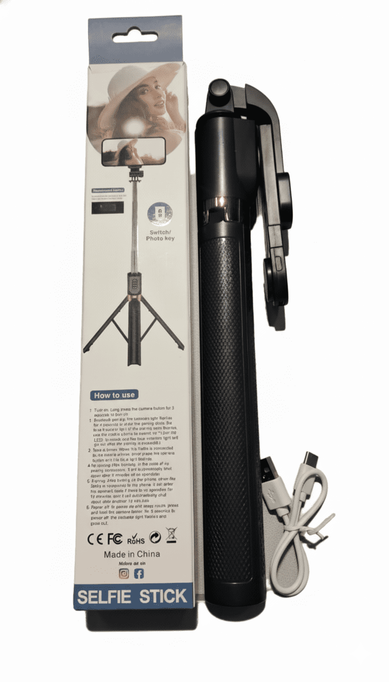 FITGEAR TRIPOD STAND WITH LIGHT