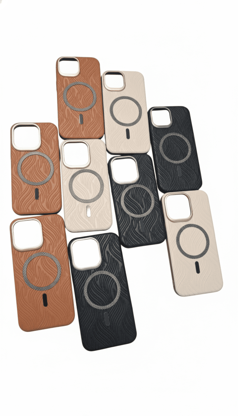 IPHONE CASE | Wireless Charging Support | Leather Premium Quality